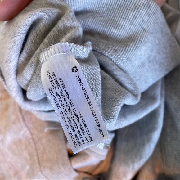 AVA & VIV Gray Zip Up Sweatshirt Sweater Sport Active 1X Soft Lounge Casual - Picture 12 of 12